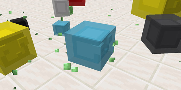 Colored Slime in Minecraft